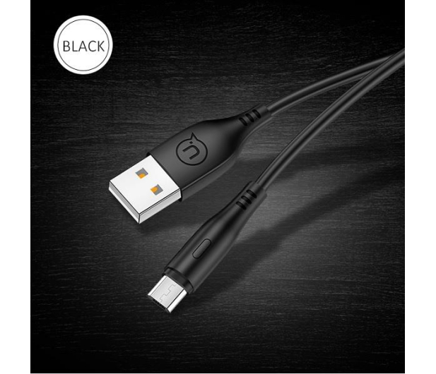 USAMS Kabel U18 microUSB 2A Fast Charge 1m czarny - 1569108 - zdjęcie 5